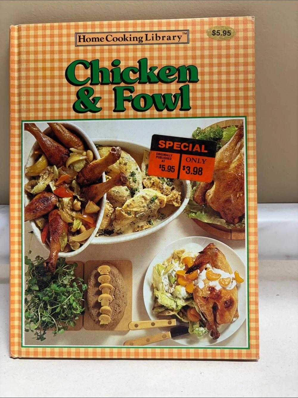 Chicken & Fowl Cookbook - Orange Check